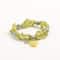 John Bead New Jade Peridot 4-Strand Bracelet with Jade Butterfly Charm